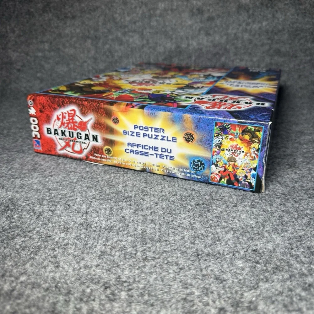 2008 Bakugan Battle Brawlers 300 Pc Puzzle Poster Size PUZZLE SEALED No Poster